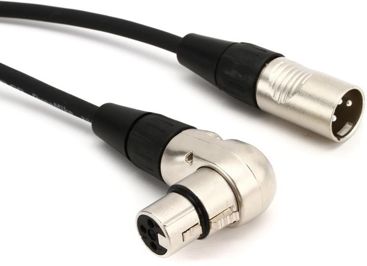 Back In Stock! Pro Co Exmrfrc-15 Excellines Microphone Cable With Right-Angled Xlr Female End - 15-Foot