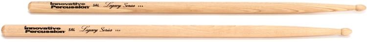 Innovative Percussion Legacy Series Hickory Drumsticks - 5A Long - Teardrop Bead
