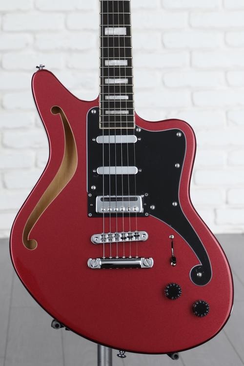 D'angelico Premier Bedford Sh SemiHollow Electric Guitar Oxblood