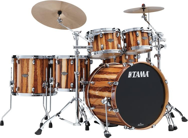 Back In Stock! Tama Starclassic Performer Mbs52rzs 5-Piece Shell Pack - Caramel Aurora
