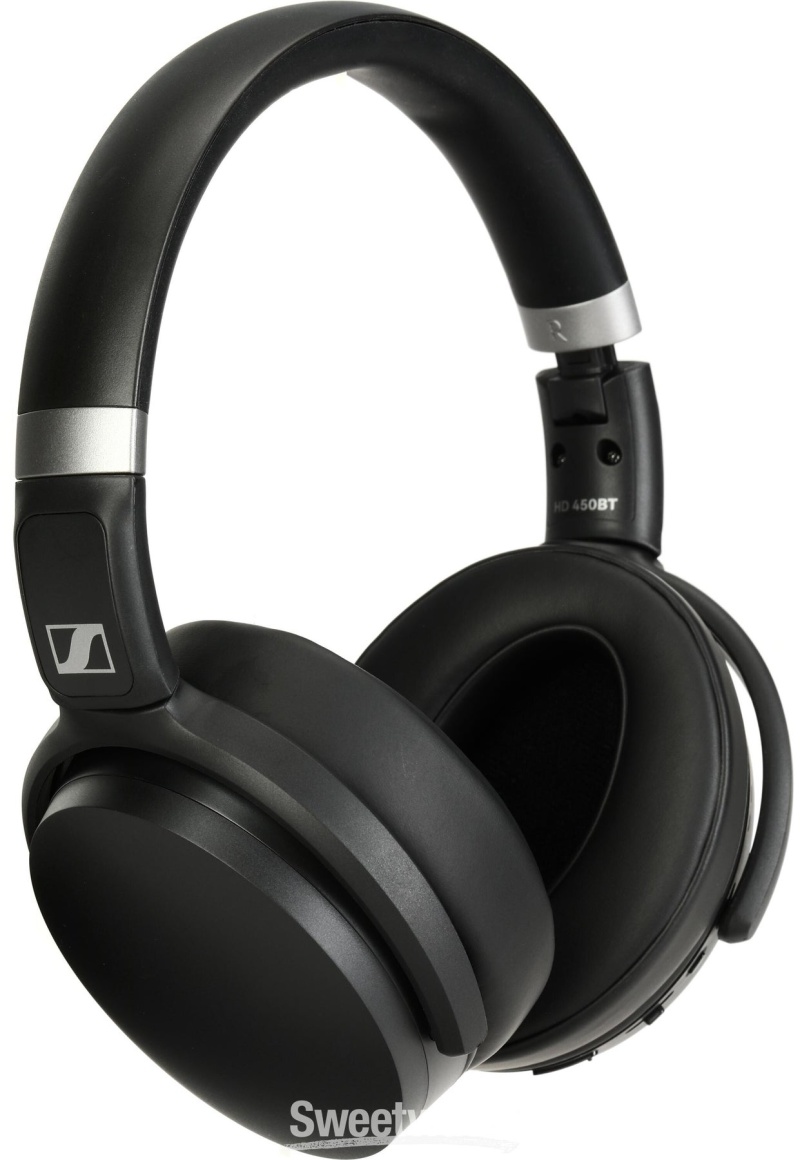 Sennheiser HD 450BT Wireless Over-Ear Headset - Black for sale online