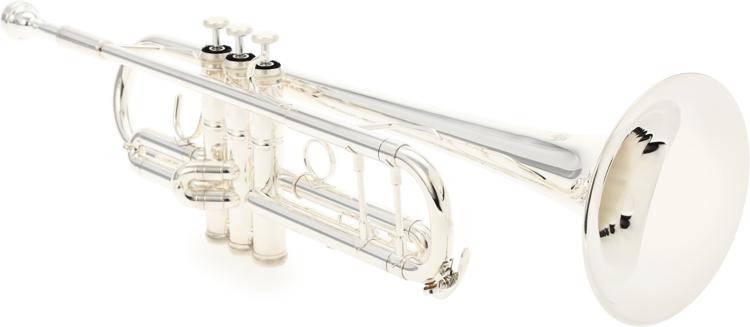 King Tr412s Marching Trumpet - Silver-Plated B-Stock