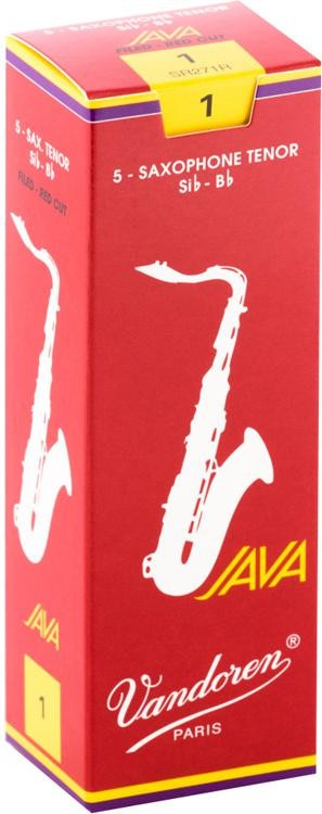 Vandoren Sr271r - Java Red Tenor Saxophone Reeds - 1.0 (5-Pack)