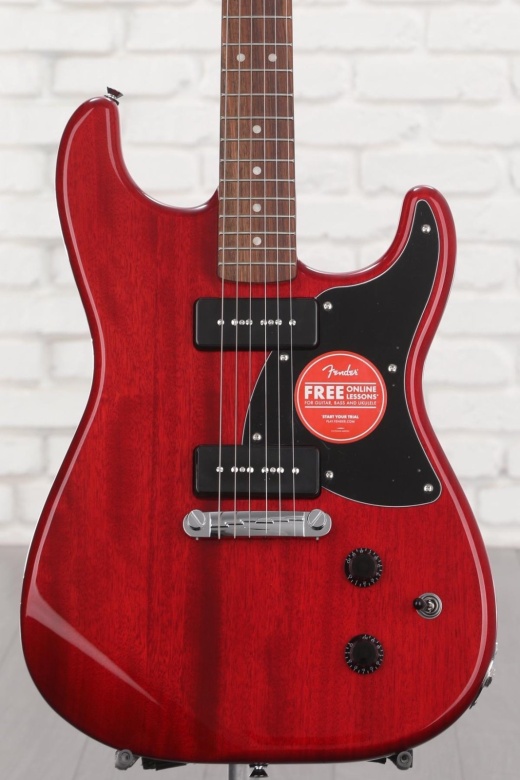 Squier Paranormal Strat-O-Sonic Electric Guitar - Crimson Red