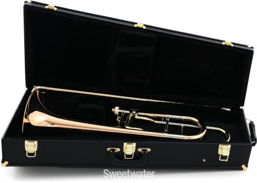 C.G. Conn Professional Bass Trombone - Rose Brass Bell - Clear Lacquer