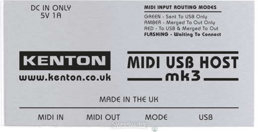 Kenton Midi Usb Host Mk3 Usb Host To Midi Converter
