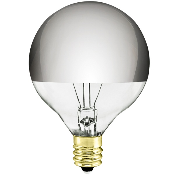 40 Watt - 2.1 In. Dia. - G16.5 Globe Incandescent Light Bulb