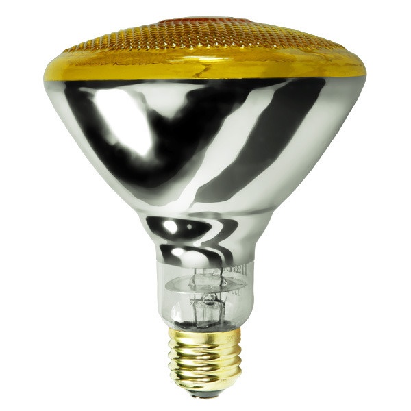 100 Watt - Br38 Light Bulb - Yellow