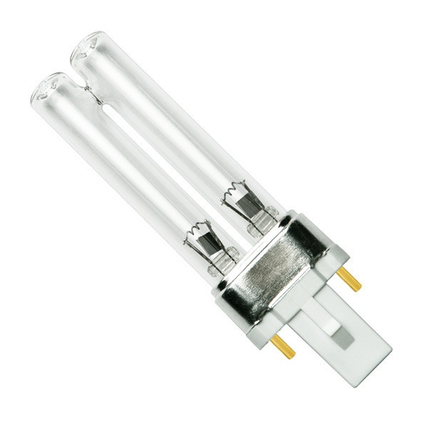 2 Pin - G23 Base - Plug-In Uv Germicidal Bulb - 5.5 Watt - 3.35 In. Length - Plt Pl-S5w/Tuv