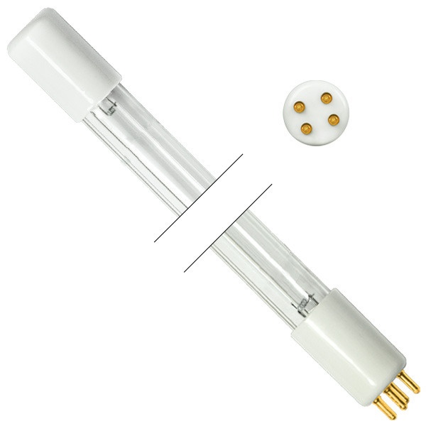 4 Pin - Single Ended - Uv Germicidal Preheated Lamp - 16 Watt - 13 In. Length - Plt Gph330t5l/4p
