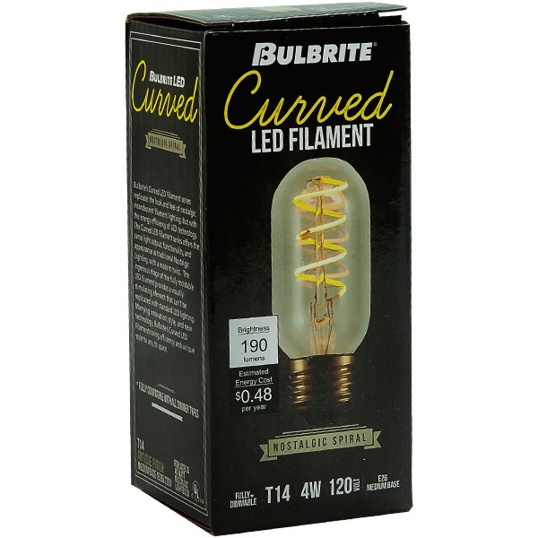 Natural Light - 230 Lumens - 4 Watt - Led Radio Style Vintage Light Bulb