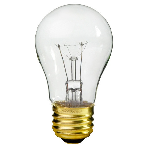 25 Watt - Clear - Incandescent A15 Bulb