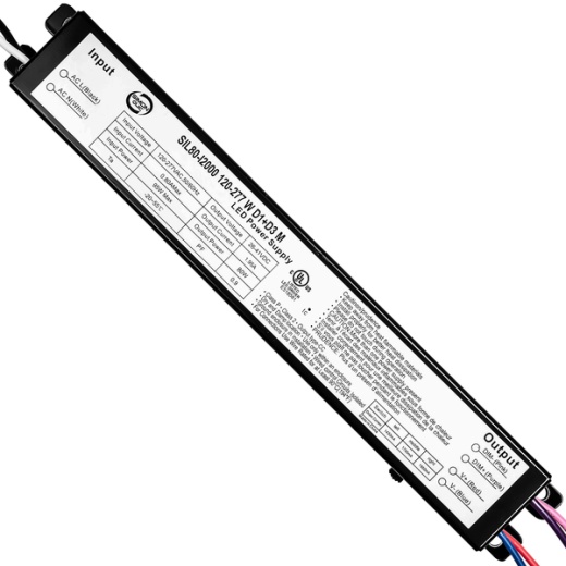 Selectable Led Driver - Dimmable - 80 Watt - 1450-1700-1950Ma Output ...