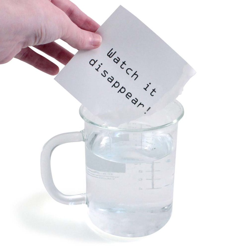 Dissolving Paper