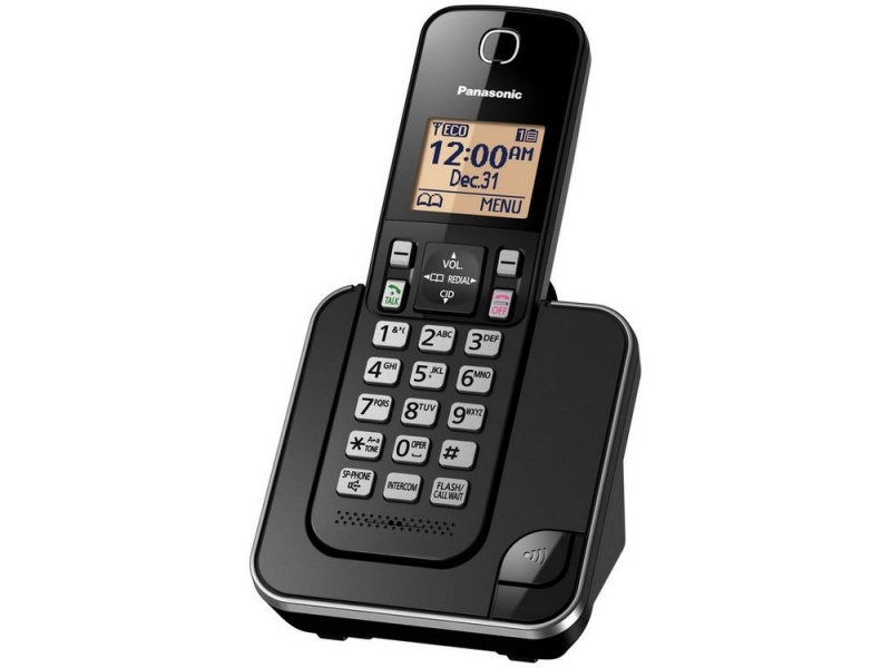Expandable Cordless Phone In Black, 1Hs
