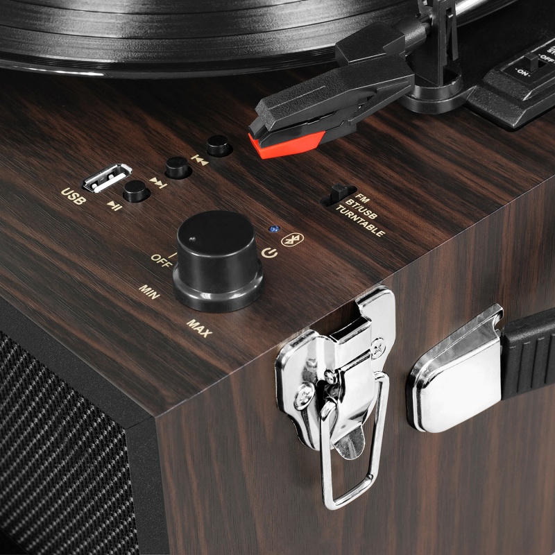 Liberty 5-In-1 Wood Music Ctr Espresso