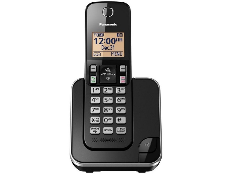 Expandable Cordless Phone In Black, 1Hs