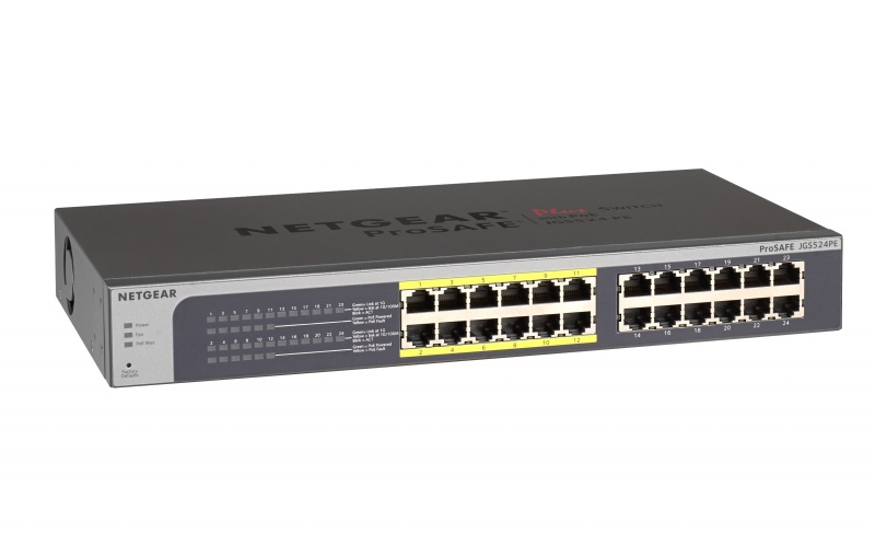 24 Port Gigabit Mng. Switch With 12 Poe