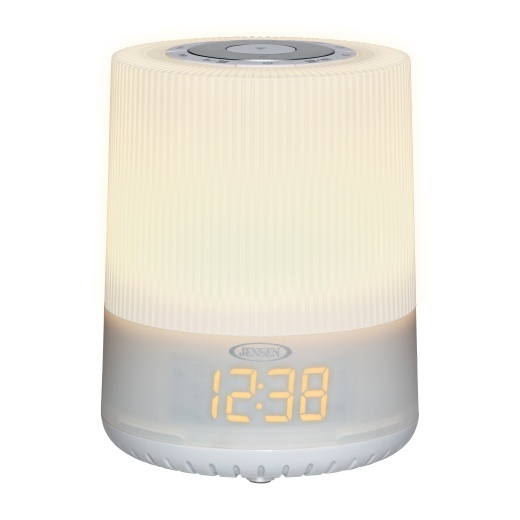 Jensen Mood Lamp Digital Dual Alarm Clock Radio