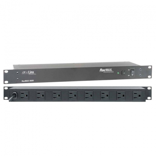 Racmax 2600 8 Ac Outlets Rack Mountable AC Surge Protector