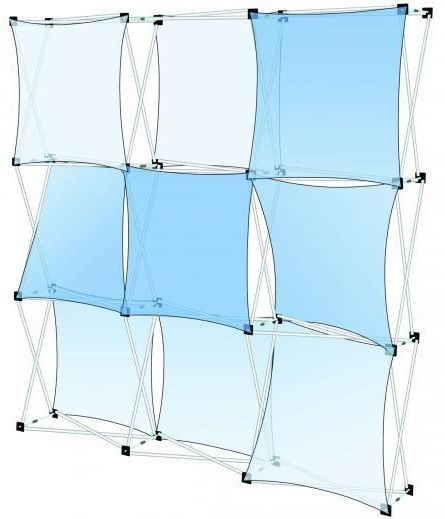 Collage Pop-Up™ Kits, Lg33 Frame, 6 Cf1a, 3 Cf1b