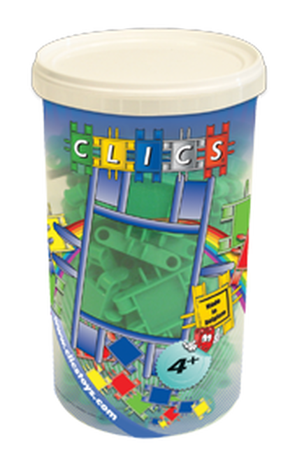 Clics Green 65 pcs + 1 Axle