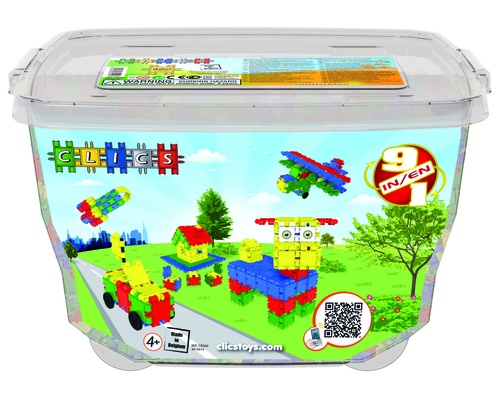 Clics Bucket with 400 Clics and Accessories
