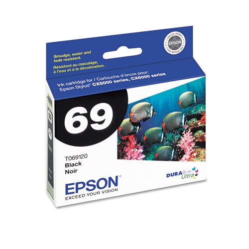 Epson® 69 | Original Epson® (T069520-S) Durabrite Ultra® Ink Cartridges - Cyan, Magenta, Yellow - 3 Pack