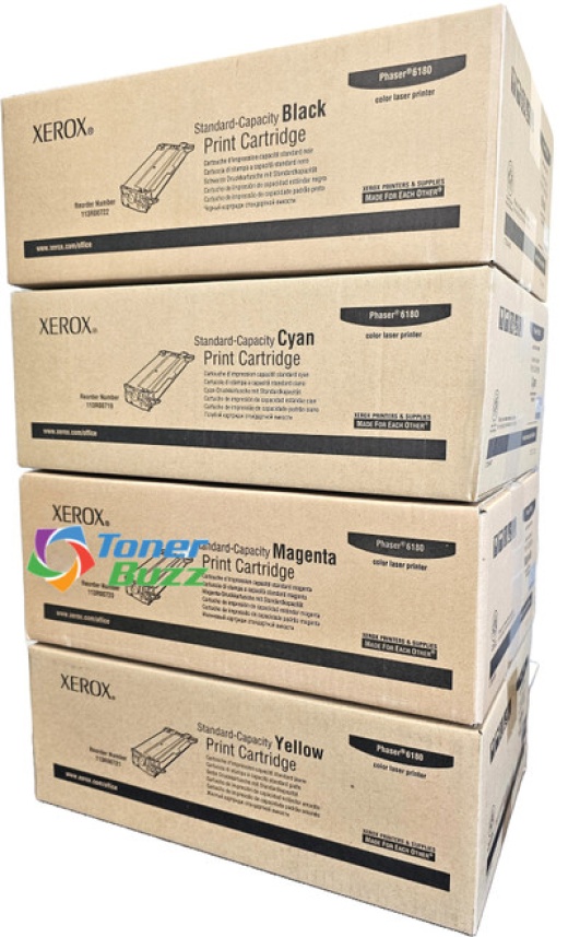 Xerox Set | 113R00719, 113R00720, 113R00721, 113R00722 | Original Xerox Toner Cartridge Set – Black, Color