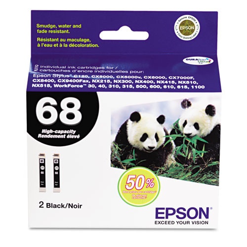 Epson® 68 | Original Epson® Durabrite Ultra® High-Yield Ink Cartridge - Black