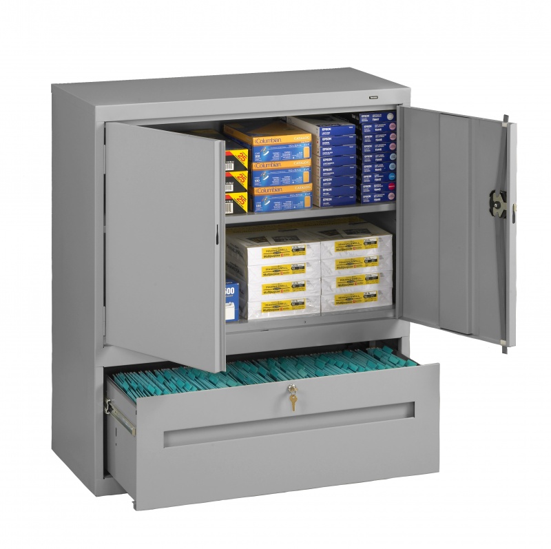 Counter High Storage Cabinet W/ Drawer