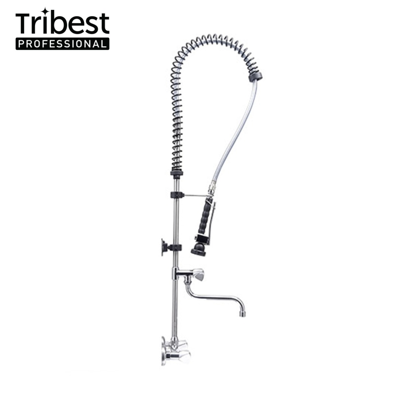 Cancan® Mt04 Wall Mounted Pre-Rinse Faucet With Intermediate Tap