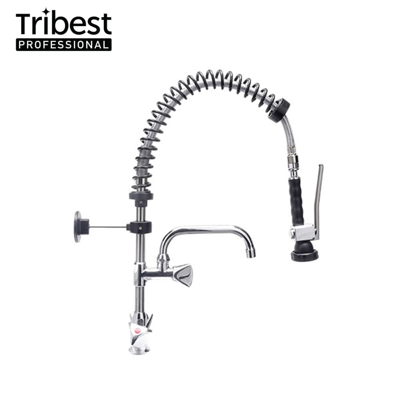 Cancan® Mini-Size Sink-Mounted Pre-Rinse Faucet with Intermediate Tap