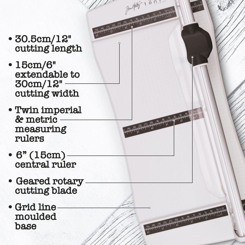 Tim Holtz Rotary Media Trimmer 12.5 / 31.5cm by Tonic Studios - 3960e