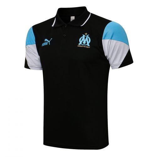2021-2022 Marseille Black Polo, Size: Xl