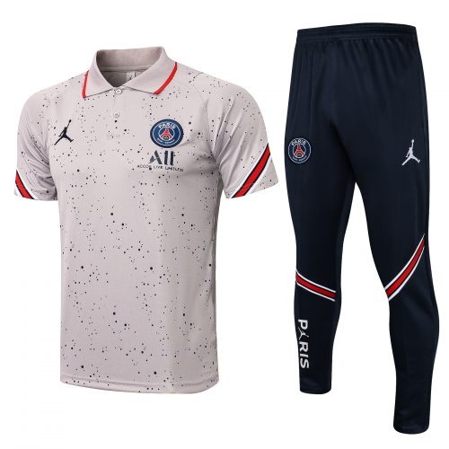 2021-2022 PSG Grey Polo