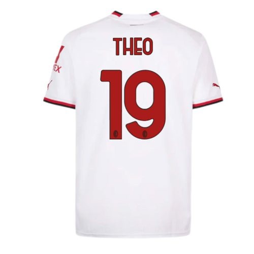 2022-2023 AC Milan Theo #19 Away Soccer Jersey