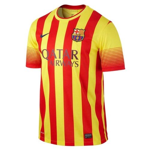 Retro 2013-2014 Barcelona Away Soccer Jersey, Size: m
