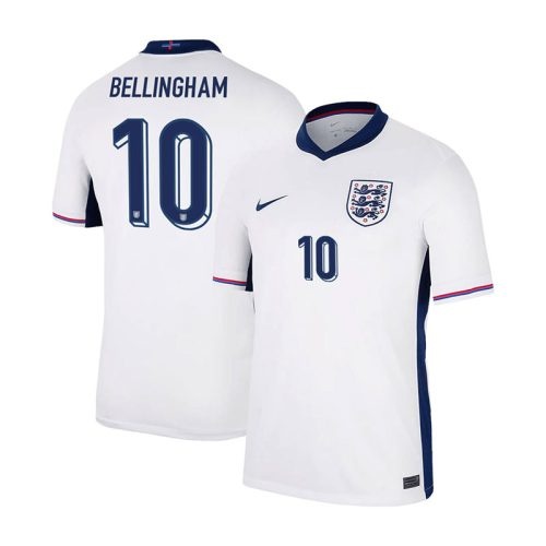 2024 England Bellingham #10 Euro Home Soccer Jersey, Size: l
