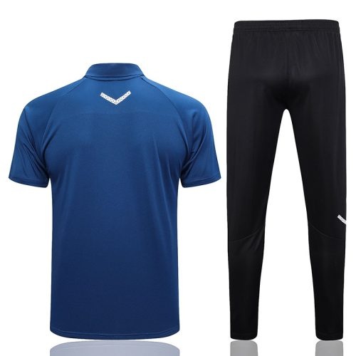 2022-2023 Manchester City Royal Blue Polo, Size: m