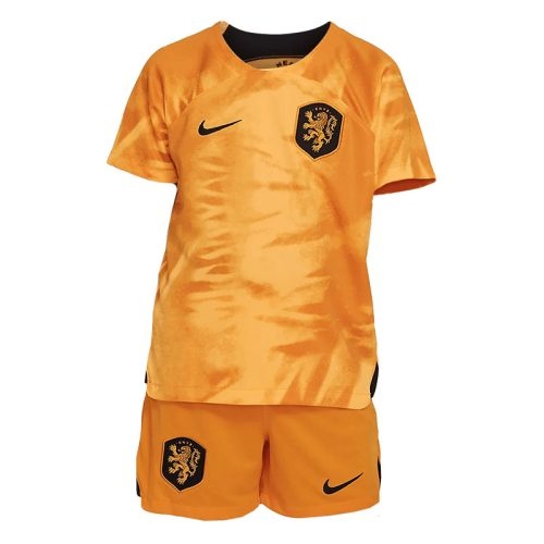 Kids 2022 Netherlands Home Soccer Kit