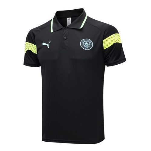 2023-2024 Manchester City Black Polo