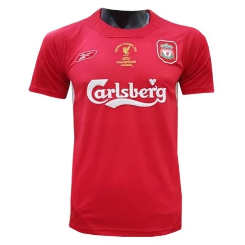 Liverpool 2005 Uefa Champion Home Retro Soccer Jersey