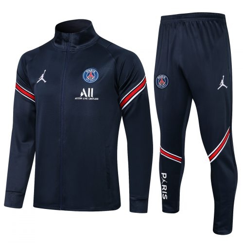 2021-2022 Psg Jacket + Pants Training Suit Blue, Size: 2Xl