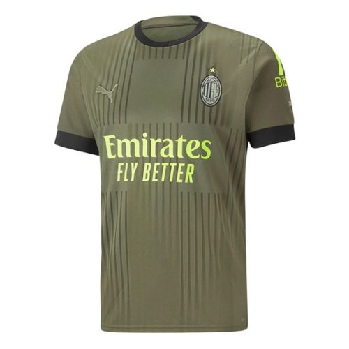 2022-2023 Ac Milan Third Soccer Jersey, Size: Xl