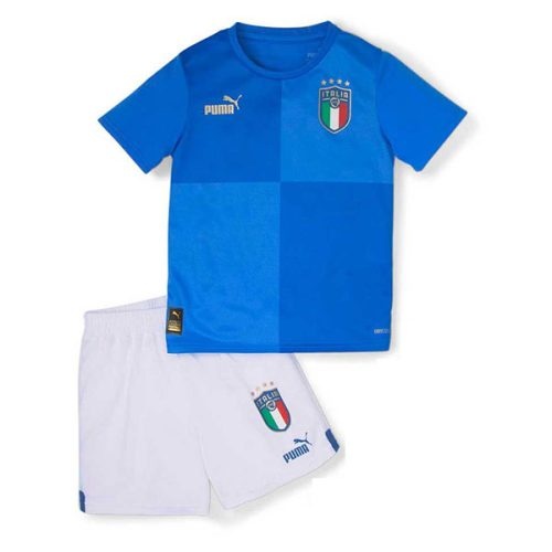Kids 2022 Italy Home Soccer Kit