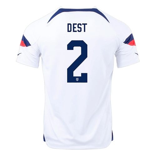 2022 Usa Dest #2 Home Soccer Jersey, Size: l