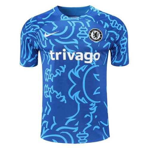 2022-2023 Chelsea Blue Training Soccer Jersey, Size: m