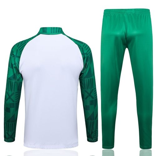 2023-2024 Palmeiras Jacket + Pants Training Suit White