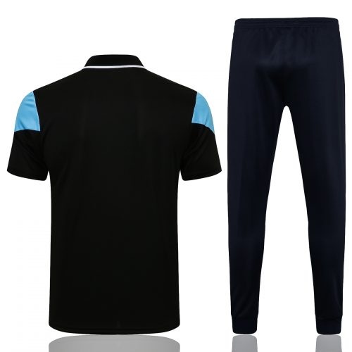 2021-2022 Marseille Black Polo, Size: Xl